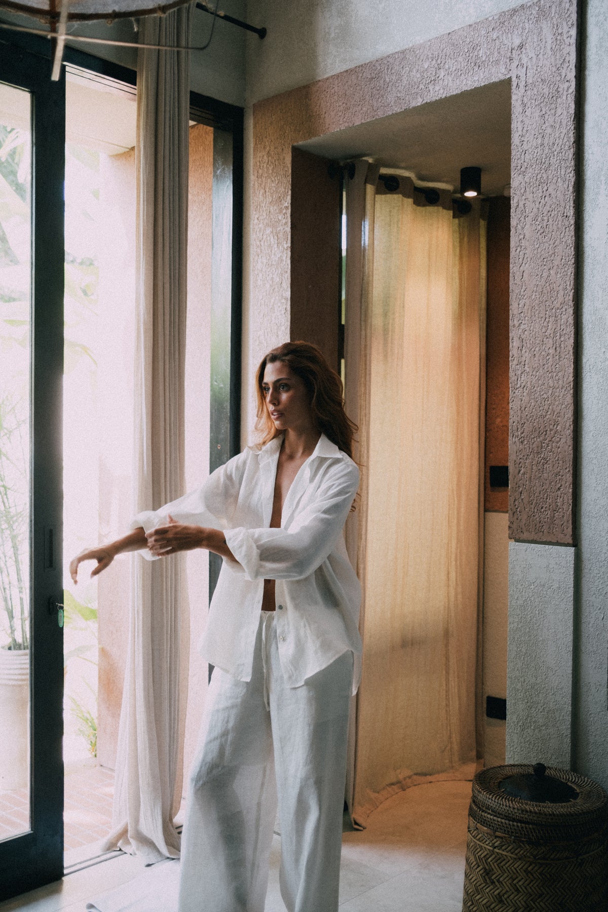 YOIN Cotton Linen Shirt