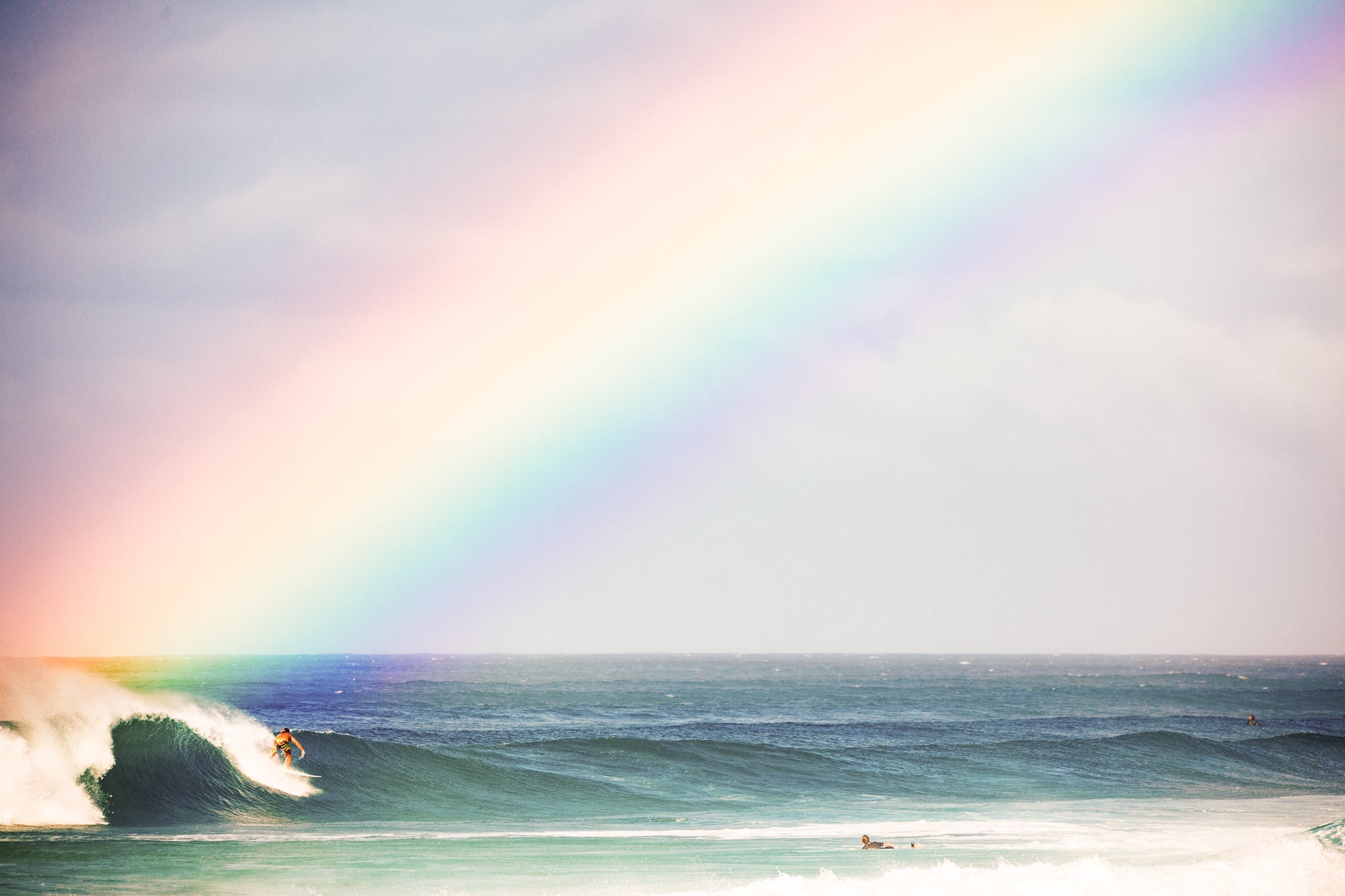 Rainbow Over the North Shore / Oahu, Hawaii