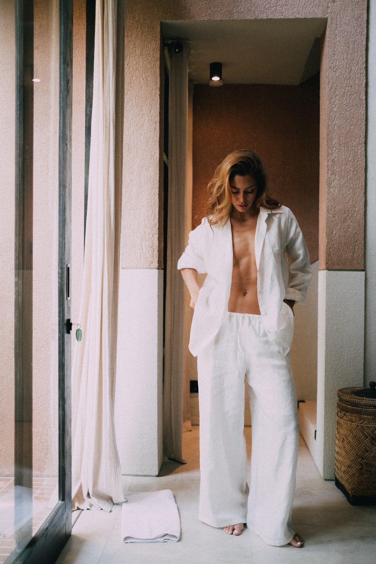 YOIN Cotton Linen Shirt