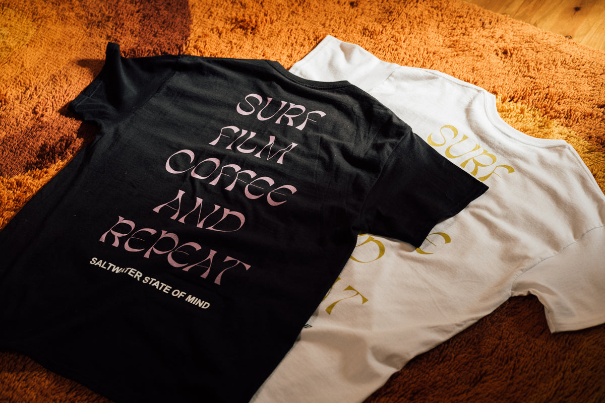 GALLERY TEE  | SURF, FILM, COFFEE AND REPEAT